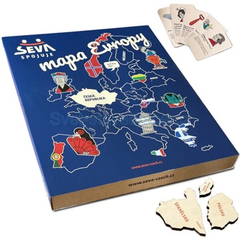 SEVA Mapa Evropy