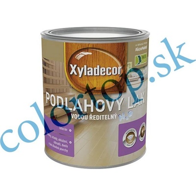 Xyladecor Podlahový lak H2O 2,5 l lesklý