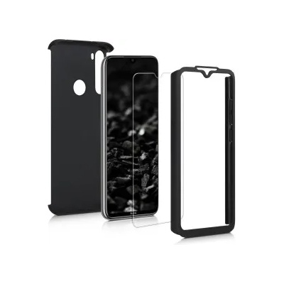 kwmobile Двустранен кейс за Xiaomi Redmi Note 8 - черен