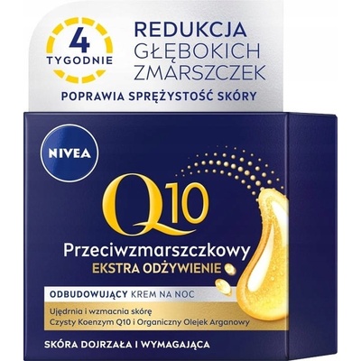 Nivea Q10 regeneračný nočný krém pre zrelú a náročnú pleť 50 ml