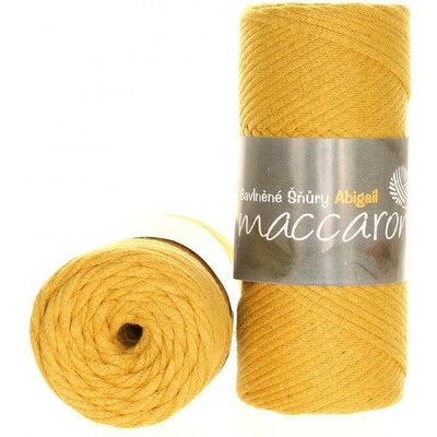 Maccaroni Abigail 3 mm hořčicová světlejší