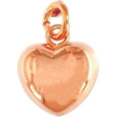 Infinitysilver Stříbrný přívěsek srdce růžově zlacené SP154332