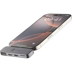 Cellularline Hub OTG Plug & Play, USB-C, 4 порта, сив