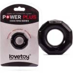  Пенис пръстен за истинска мощ №4 - Power Plus Cockring 4 Black (LVTOY00122)