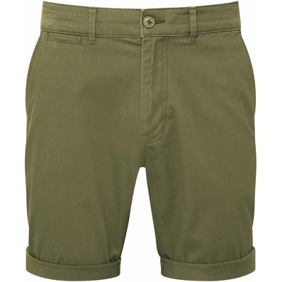 Asquith & Fox pánske šortky chino Olivová