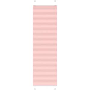 vidaXL Плисирана щора, розова, 55x200 см, ширина на плата 54, 4 см, полиестер (4015457)