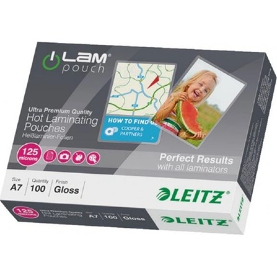 Laminovacie fólie Leitz A7, 125 mic