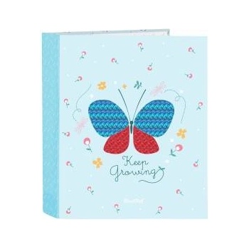 BlackFit8 Папка с пръстени BlackFit8 Mariposa Син A4 27 x 33 x 6 cm