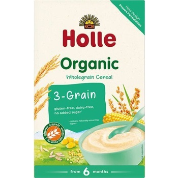 Holle БИО Безмлечна пълнозърнеста каша с 3 зърна 6+ м. 250 г