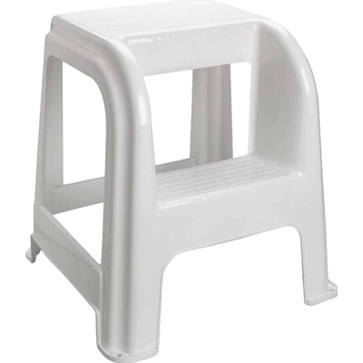 PLASTICFORTE Taburetka - schůdky 43x44x46 SCALA, bílá