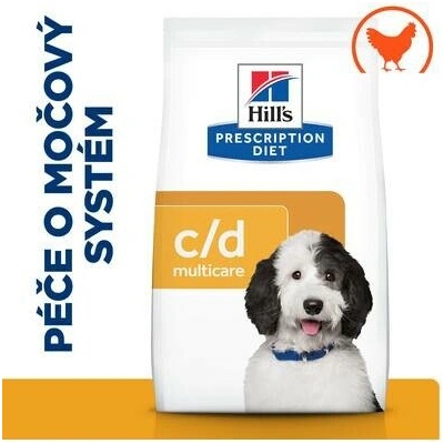 Hill's Prescription Diet Canine C/D Multicare Péče o močový systém 4 x 1,5 kg