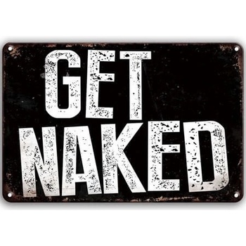 Ceduľa Get Naked