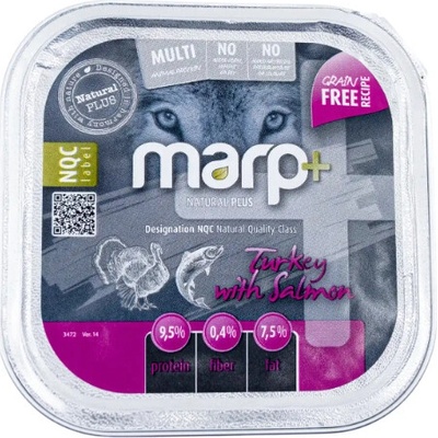 Marp Natural Plus morčacia s lososom 12 x 150 g