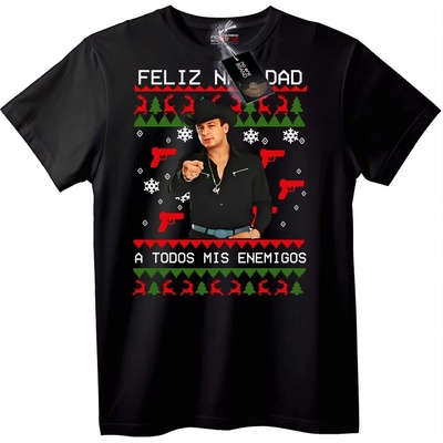 NOONEBRAND Весела Коледа за всички врагове - M, Black