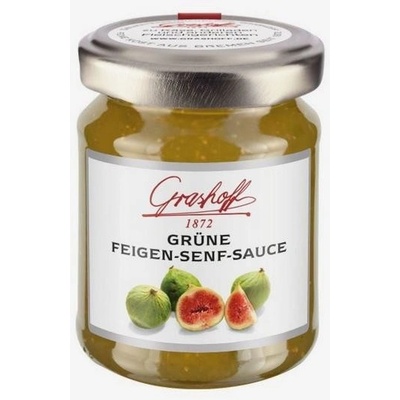 Grashoff Gourmet Omáčka ze zelených fíků a hořčičných semínek sklo 200 ml