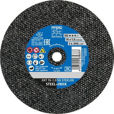 Pferd Řezný kotouč 76 x 1,0 x 6,0 mm 65508000