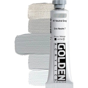 Golden Artist Colors Heavy Body АКРИЛНА боя N7 Neutral Gray 59 ml 1 бр (0001447-2)