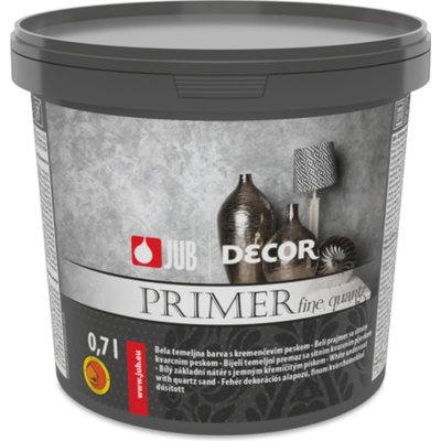 JUB DECOR PRIMER (FINE QUARTZ) - Základný náter s vysokým krytím 0,7 l crystal528f