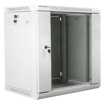 Image 1 of Lanberg Комуникационен шкаф, Lanberg rack cabinet 19" wall-mount 12U / 600x450 for self-assembly (flat pack), grey (WF01-6412-10S)