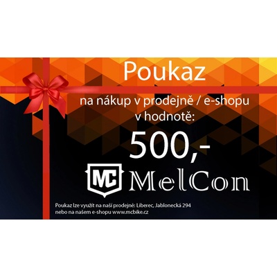 MelCon Dárkový poukaz na nákup v hodnotě 500Kč