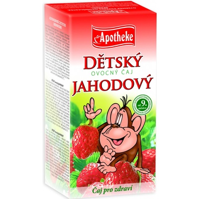 Apotheke ovocný jahodový 20 x 2 g