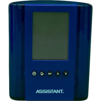 Моливник с часовник Assistant AH 1050 Лилав (AH 1050)