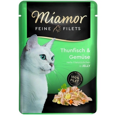 Miamor Feine Filets Tuňák se zeleninou 6 x 100 g