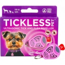 Antiparazitika pro psy Tickless pet Ultrazvukový odpuzovač klíšťat a blech pro psy barvy pink 1 kus
