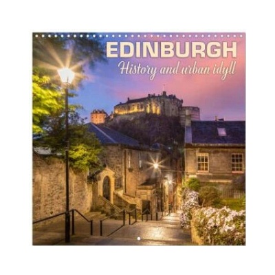 EDINBURGH History and urban idyll Wall 12 × 12 Inch CALVENDO 12 Month Wall 2026