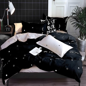 EmonaMall Двулицево спално бельо EmonaMall, 4 части - Модел S14434 (S14434-66666b)