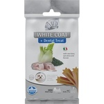 Farmina N&D White Dental Care Treat With Sea Bass, Spirulina and Fennel Mini - Дентални стикове за кучета от дребни породи с лаврак, спирулина и фенел - 60 гр, Италия - KND0006018