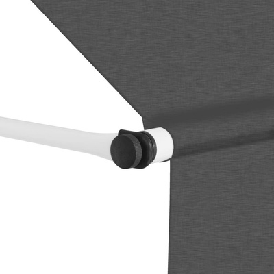 Dekorhome ručne zaťahovací markíza 350 cm krémová