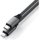 Satechi ST-TCL10M USB-C to Lightning, 25cm, šedý