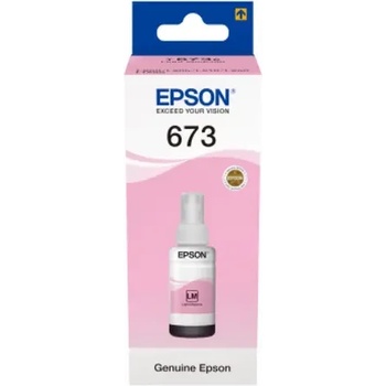 Epson БУТИЛКА МАСТИЛО ЗА EPSON L800/L810/L850/L1800/L805 - Ink Bottle - Light Magenta - /673/ - T6736 - PN C13T67364A (201EPST6736)