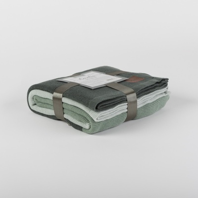 Дилиос Плетено одеяло 120/175 см АМЕЛИЯ зелено