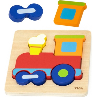 Viga puzzle mašinka 9 dílů