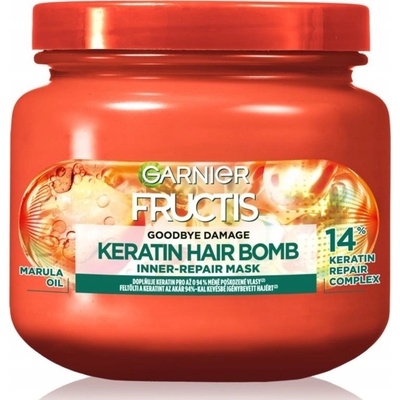 Garnier Fructis Goodbye Damage Keratin Hair Bomb maska 320 ml