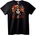 NOONEBRAND Тениска Ден на Мъртвите Флорален Череп - 5XL, Black