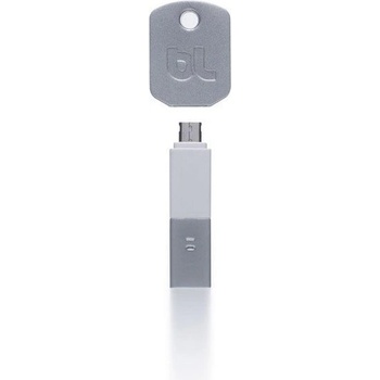 Bluelounge Ключодържател със зарядно USB Kii microUSB бял (KI-MC-WH)