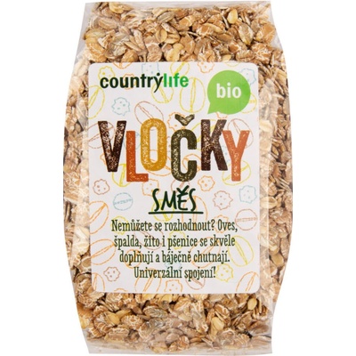 COUNTRY LIFE Směs vloček BIO 300 g
