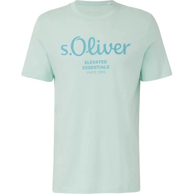 s.Oliver RL T-SHIRT SS NOOS Světle zelená Tyrkysová