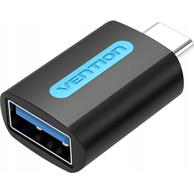 Vention USB-C (M) to USB 3.0 (F) OTG Adapter Black PVC Type CDUB0 – Zboží Živě