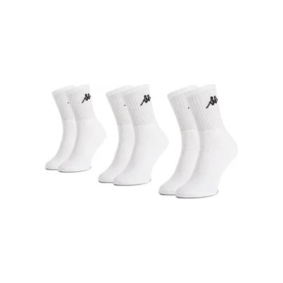 Kappa Комплект 3 чифта дълги чорапи мъжки 704304 Бял (704304)