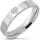 Nubis NSS3004 ZR dámský snubní prsten se srdíčkem