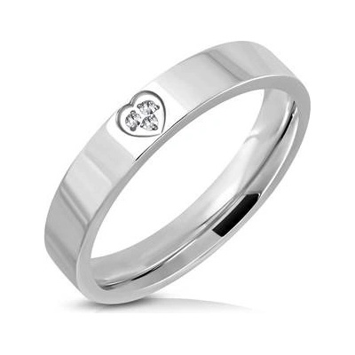 Nubis NSS3004 ZR dámský snubní prsten se srdíčkem