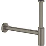GROHE Сифон за мивка Grohe Hard Graphite, антрацит, матирана (28912AL0)