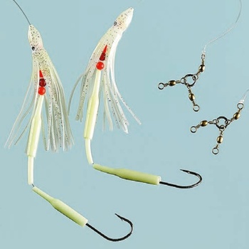 Fladen Octopus luminous dvojháková 8/0 and 6/0 line 1,2mm