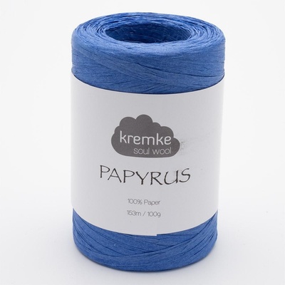 kremke soul wool Papírová příze Papyrus Blau