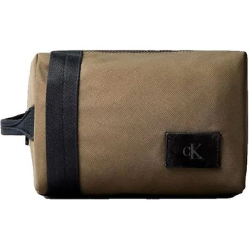 Calvin Klein Несесер Calvin klein Canvas wash bag - Brown (Deep Olive)