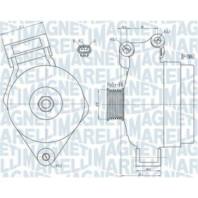 generátor MAGNETI MARELLI 063731925010